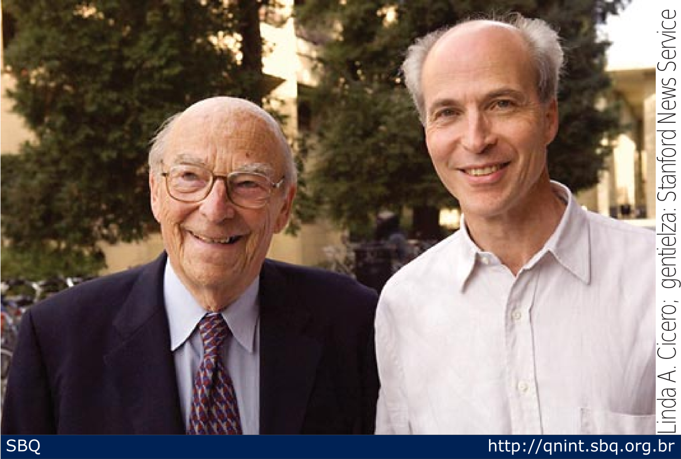Roger Kornberg e seu pai, Arthur Kornberg 